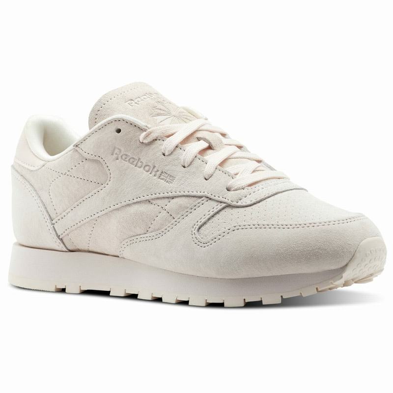 Reebok Classic Leather Nbk Shoes Womens Pink India GO6499UT